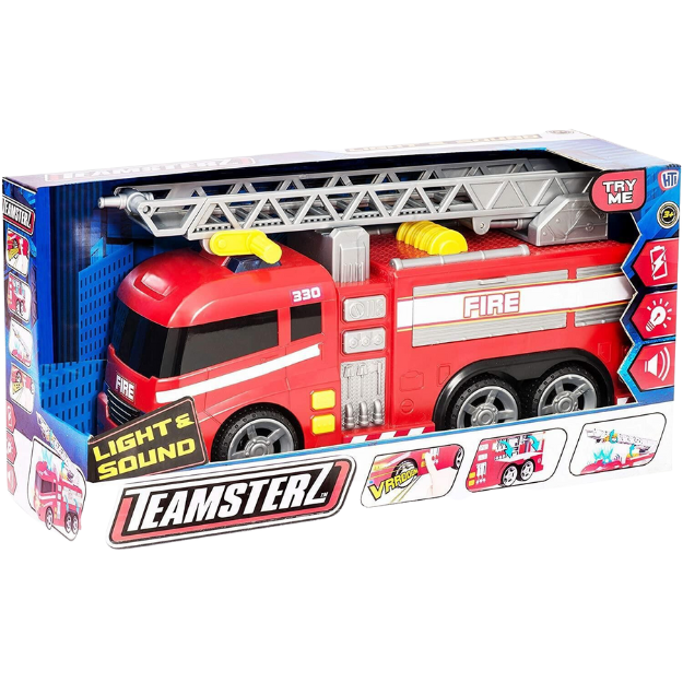 Teamsterz Emergency Vehicle Fire Truck With Light & Sound