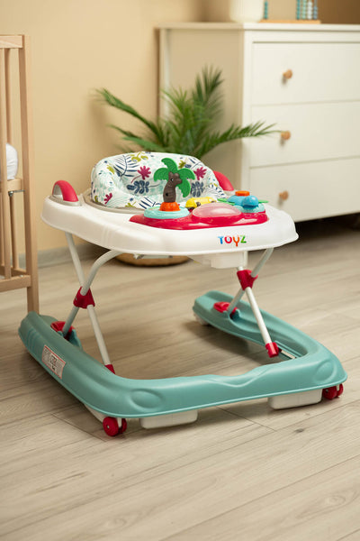 TOYZ Surf Fly 2in1 Baby Walker Grey/Pink/Blue