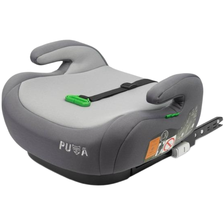 Caretero Puma Booster Seat ISize IsoFix Grey/Blue/Black Toytastic Malta