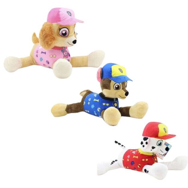 Paw Patrol Plush Soft Toy Lying Down 50cm Marshal/Chase/Skye