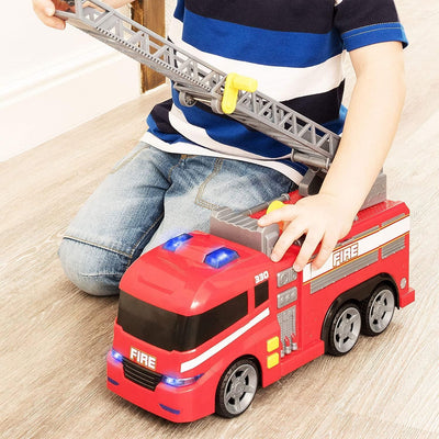 Teamsterz Emergency Vehicle Fire Truck With Light & Sound
