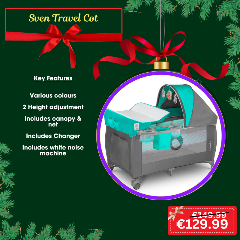 Lionelo Sven Plus Turquoise - Cot 2 in 1