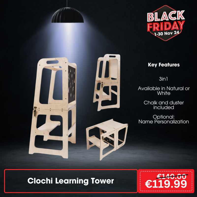 Clochi 3-in-1 Montessori Learning Tower