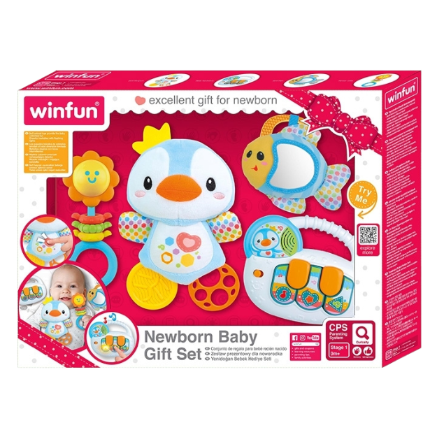 Winfun Newborn Gift Toy Set 4pc