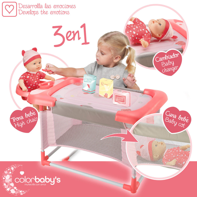 Colorbaby 3in1 Baby Crib