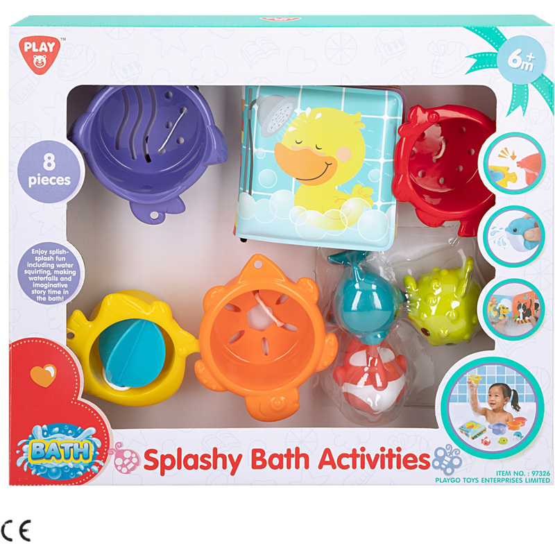 Set 8 Baby Bath Toys