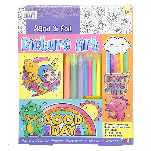 Sand & Leaves Colouring Set