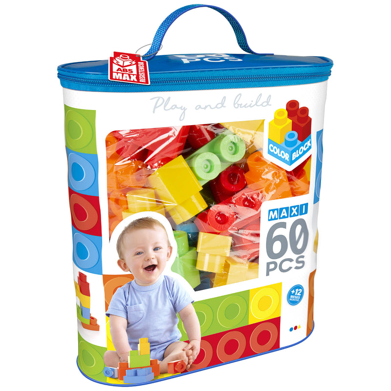 ColorBlock Bag with 60pcs/80pcs Colourful Blocks