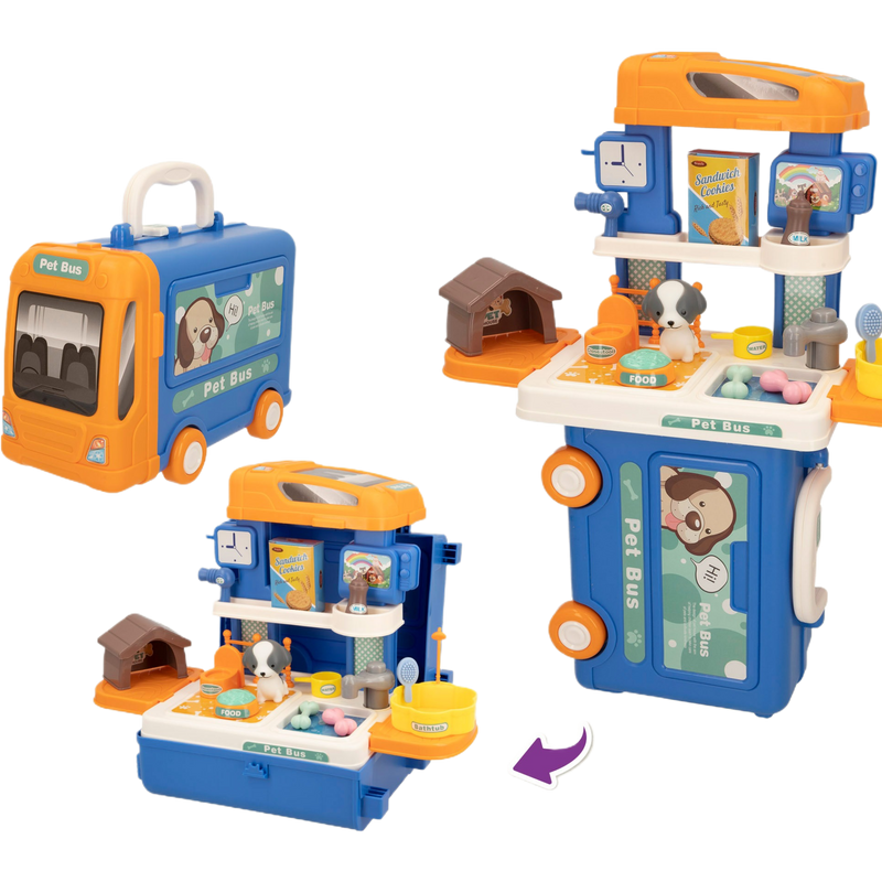 Gogo Friends Bus Pet Care Set