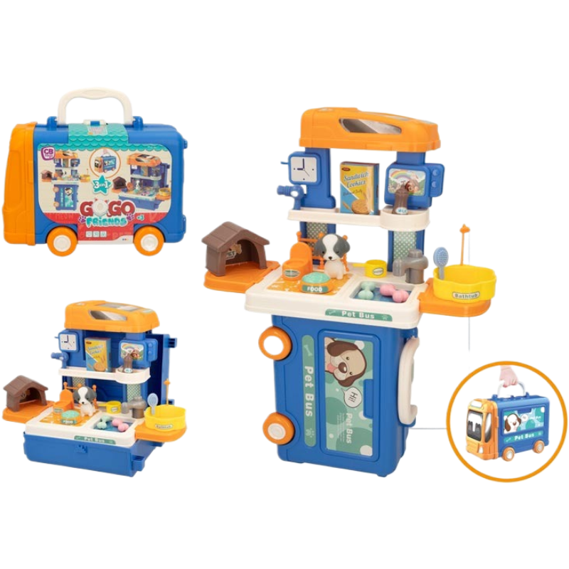 Gogo Friends Bus Pet Care Set