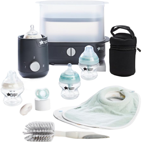 Tommee Tippee Closer To Nature Complete Feeding Set Black