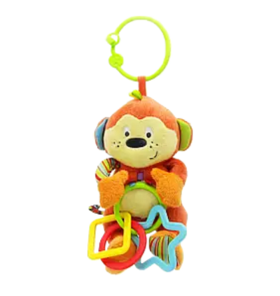 Winfun Rattle With Rings Giraffe/Chimpanze