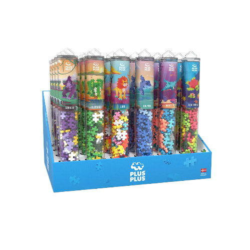 Plus Plus Tubes 100 Pcs Funny Animals