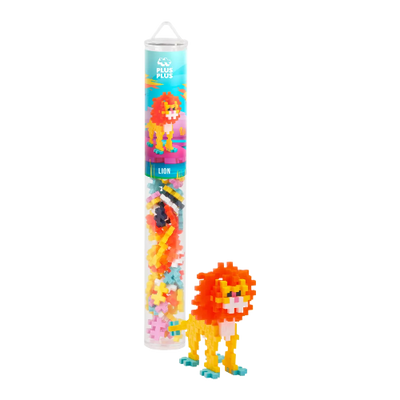 Plus Plus Tubes 100 Pcs Funny Animals