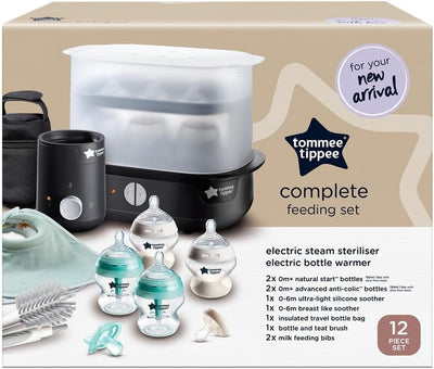 Tommee Tippee Closer To Nature Complete Feeding Set Black