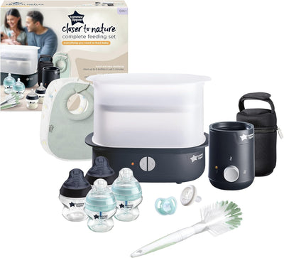 Tommee Tippee Closer To Nature Complete Feeding Set Black