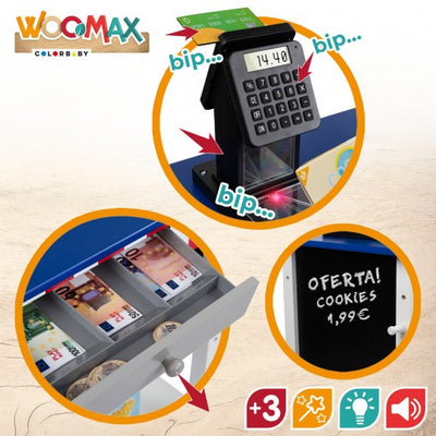 Woomax Electric Supermarket With Lights And Sound