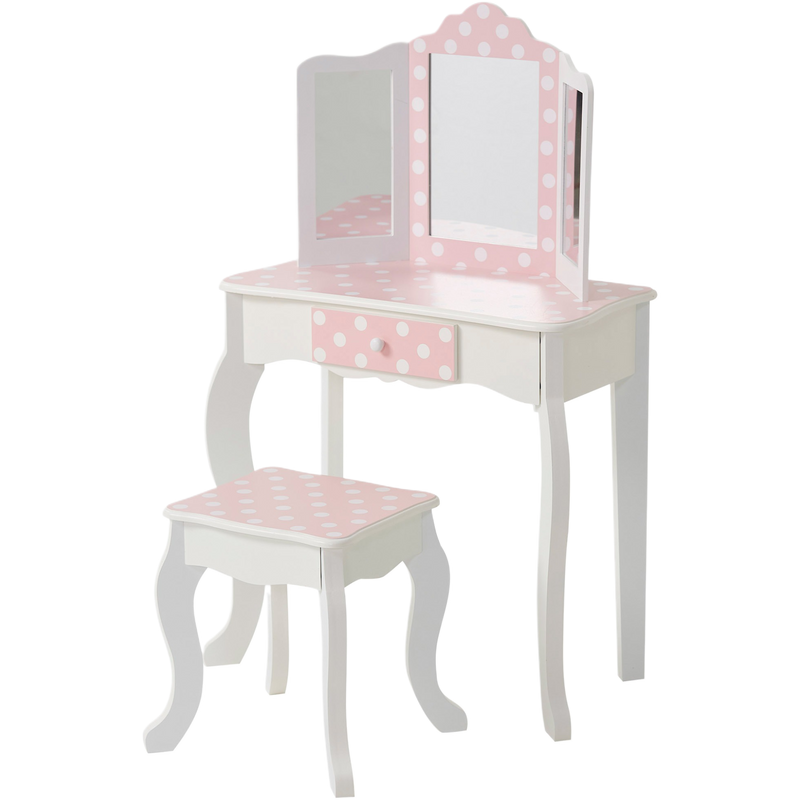 Kids Beauty Dressing Table + Stool