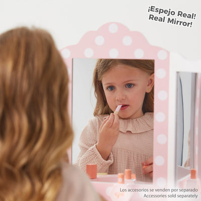 Kids Beauty Dressing Table + Stool