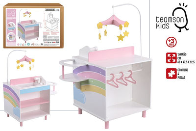 Wooden Kids Doll Changing Table