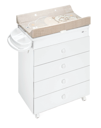 CAM Asia Bath & Changer Grey/Beige/White