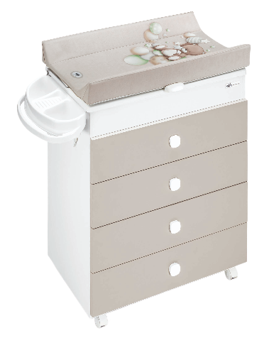 CAM Asia Bath & Changer Grey/Beige/White