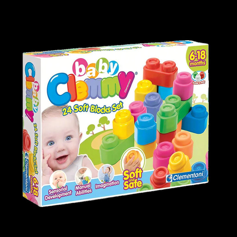 Clementoni Baby Clemmy Soft Blocks 20pcs