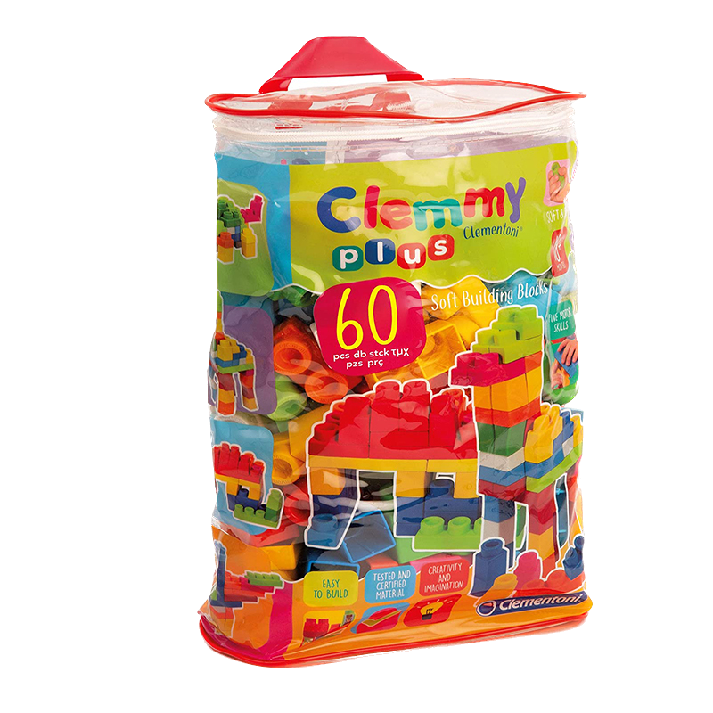 Clementoni Clemmy Bag Soft Blocks 60pcs