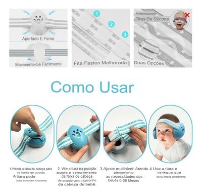 Baby Earmuffs, Comfortable Baby Headphones Gy6