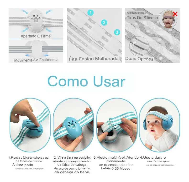 Baby Earmuffs, Comfortable Baby Headphones Gy6