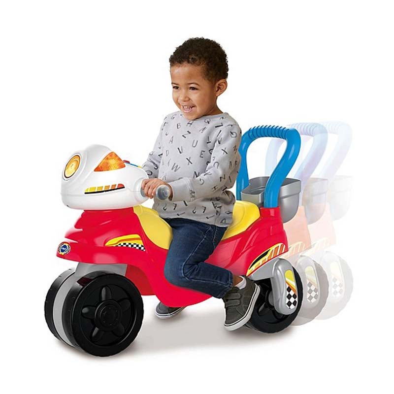 Vtech Rideon 3 in 1 Ride With Me Motorbike Red
