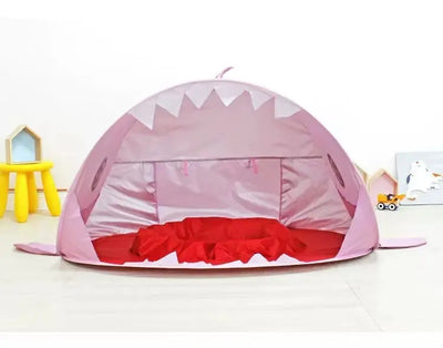 Shark Outdoor Anti-UV UPF 50+ Sun Shelter With Pool Pink/Blue