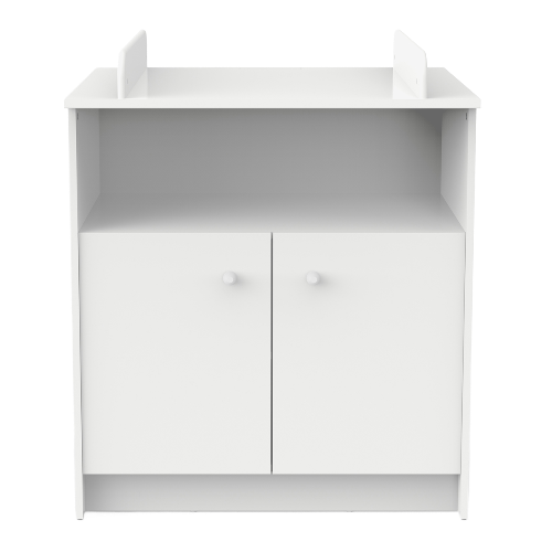 Helicia Baby Changing Unit With Doors White