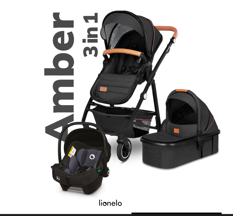 Lionelo Amber 3 in 1 - Multi-Function Pram 3 in 1