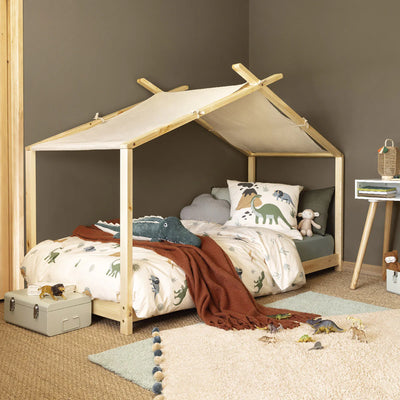 Montessori Pine Toddler Tent Bed 190x90