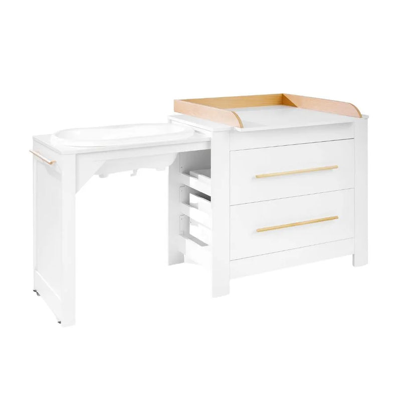 Bathing/Changer Chest Of Drawers White/Wood