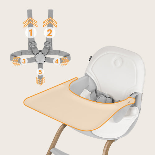 Lionelo Dailia Set 4in1 – High Chair and Rocker