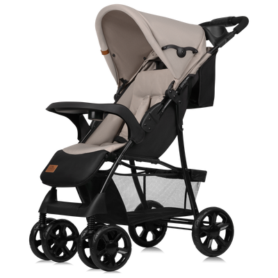 Lionelo Emma Plus - Lightweight Stroller Beige/Green/Coral/Grey
