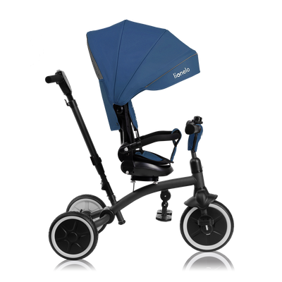 Lionelo Tris Plus Grey/Pink/Beige/Blue - Foldable 2in1 Tricycle