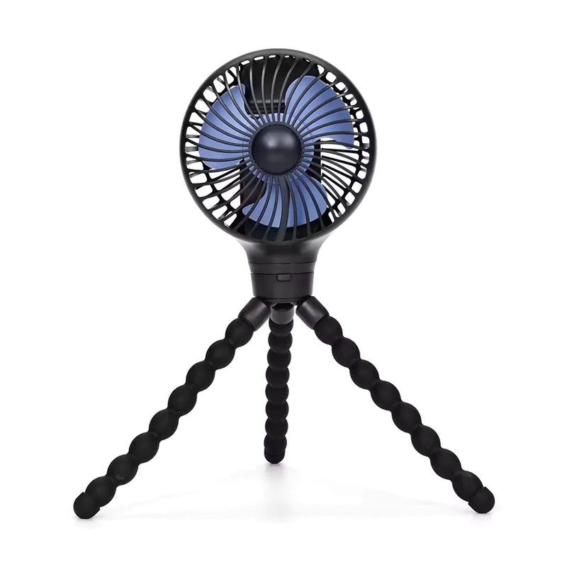 PIRA Stroller Octopus Fan Black