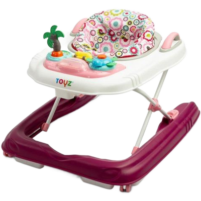 TOYZ Surf Fly 2in1 Baby Walker Grey/Pink/Blue