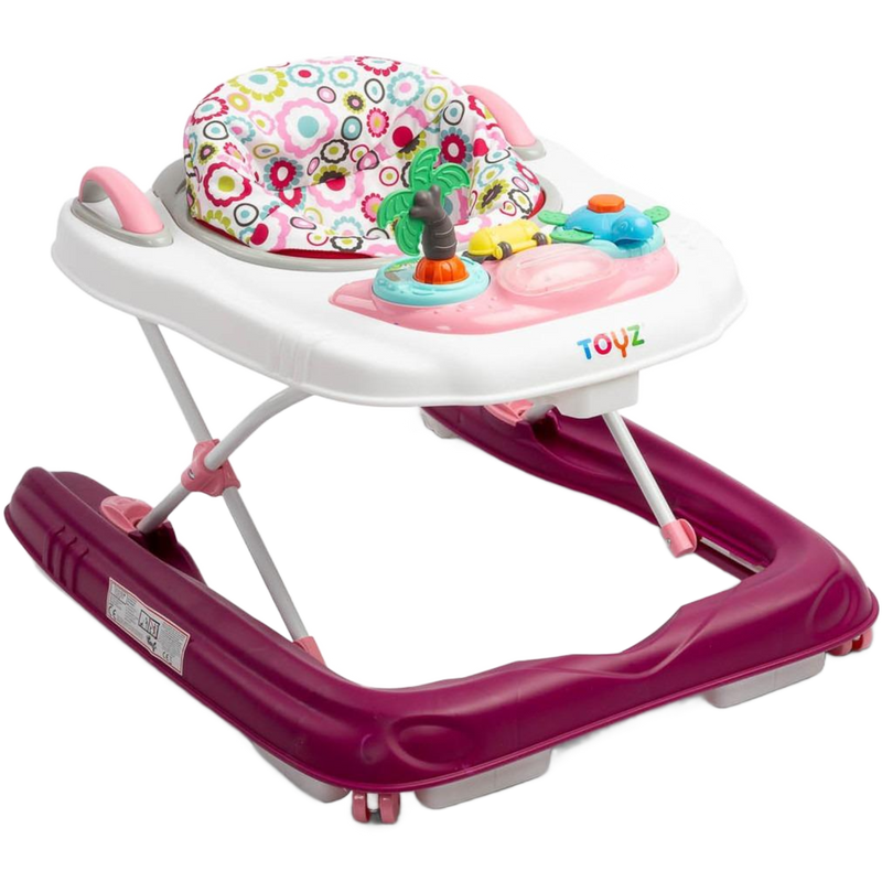 TOYZ Surf Fly 2in1 Baby Walker Grey/Pink/Blue