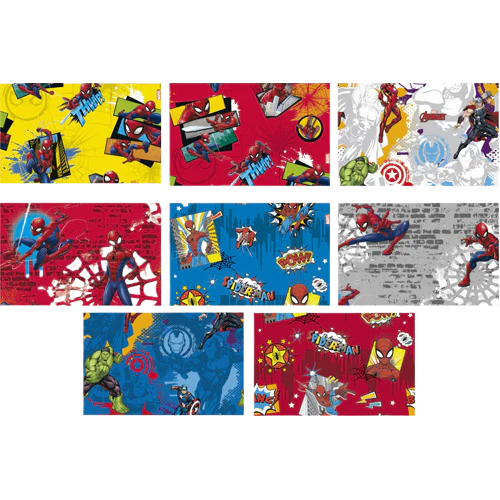 Marvel/Disney Gift Wrapping Paper Roll 0.7 x 2m x 1pc Assortment