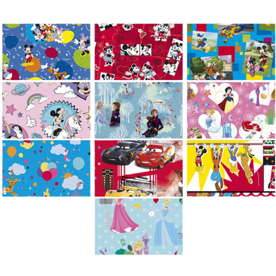 Marvel/Disney Gift Wrapping Paper Roll 0.7 x 2m x 1pc Assortment