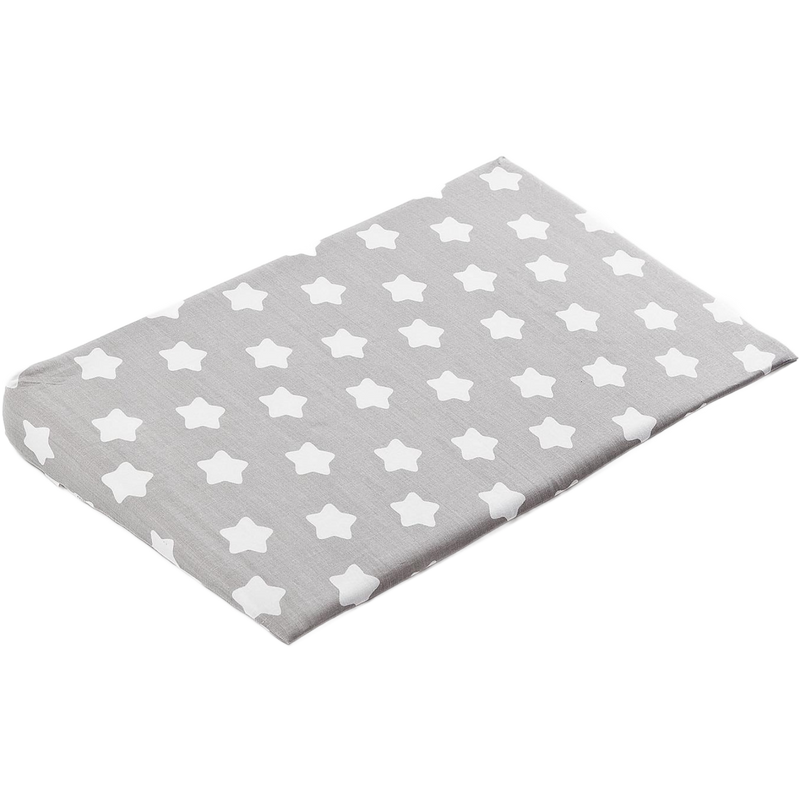 Sensillo Wedge Pillowcase Star Grey 38x60