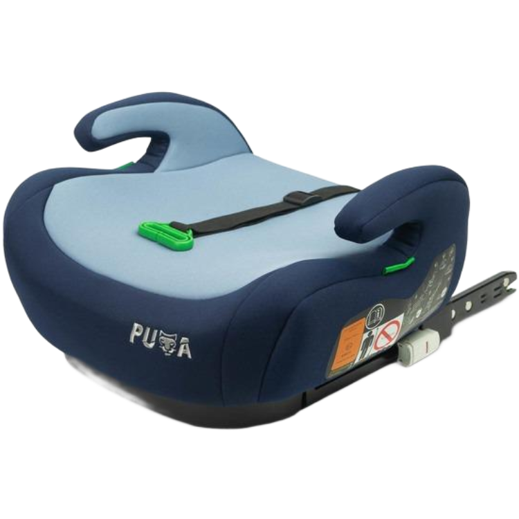 Caretero Puma Booster Seat ISize IsoFix Grey Blue Black Toytastic Malta