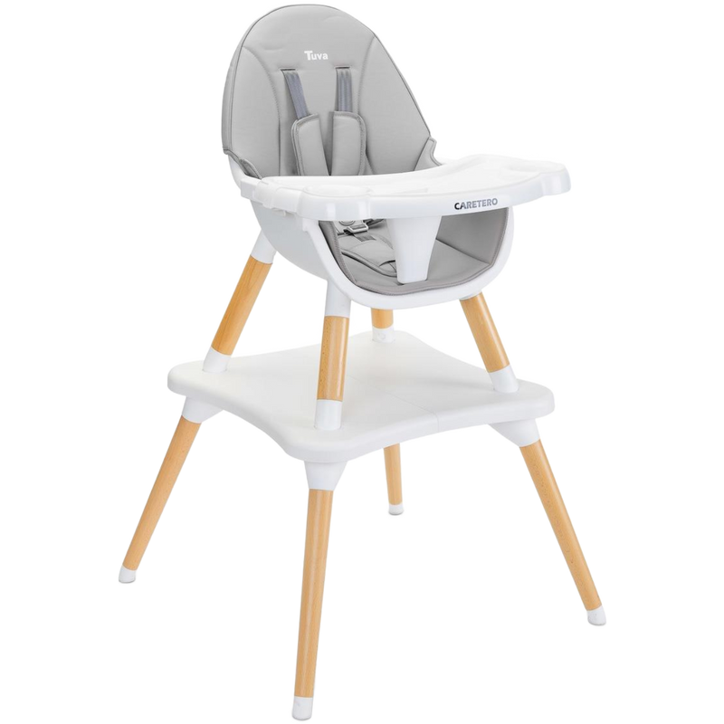 Caretero 3in1 High Chair And Table Set Tuva Beige/Green/Grey/Pink