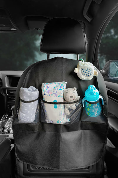 Caretero 2in1 Set - Protective Mat And Organizer For Car Seat