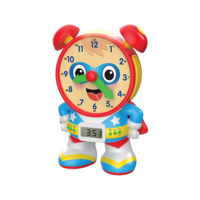 The Learning Journey Electronic Learning Super Telly Teaching Time Clock