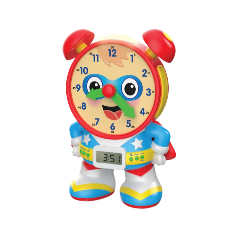 The Learning Journey Electronic Learning Super Telly Teaching Time Clock